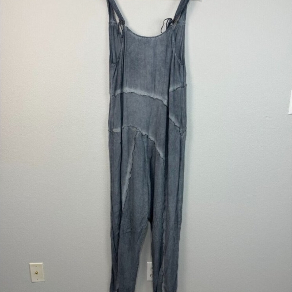 Free People Intimately Act Natural Shapeless Romper Oversized Relaxed Fit Sz XS - Picture 3 of 8